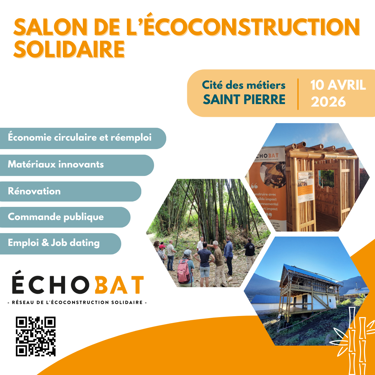 Un premier Salon de l’écoconstruction solidaire organisé par ÉCHOBAT à La Réunion !